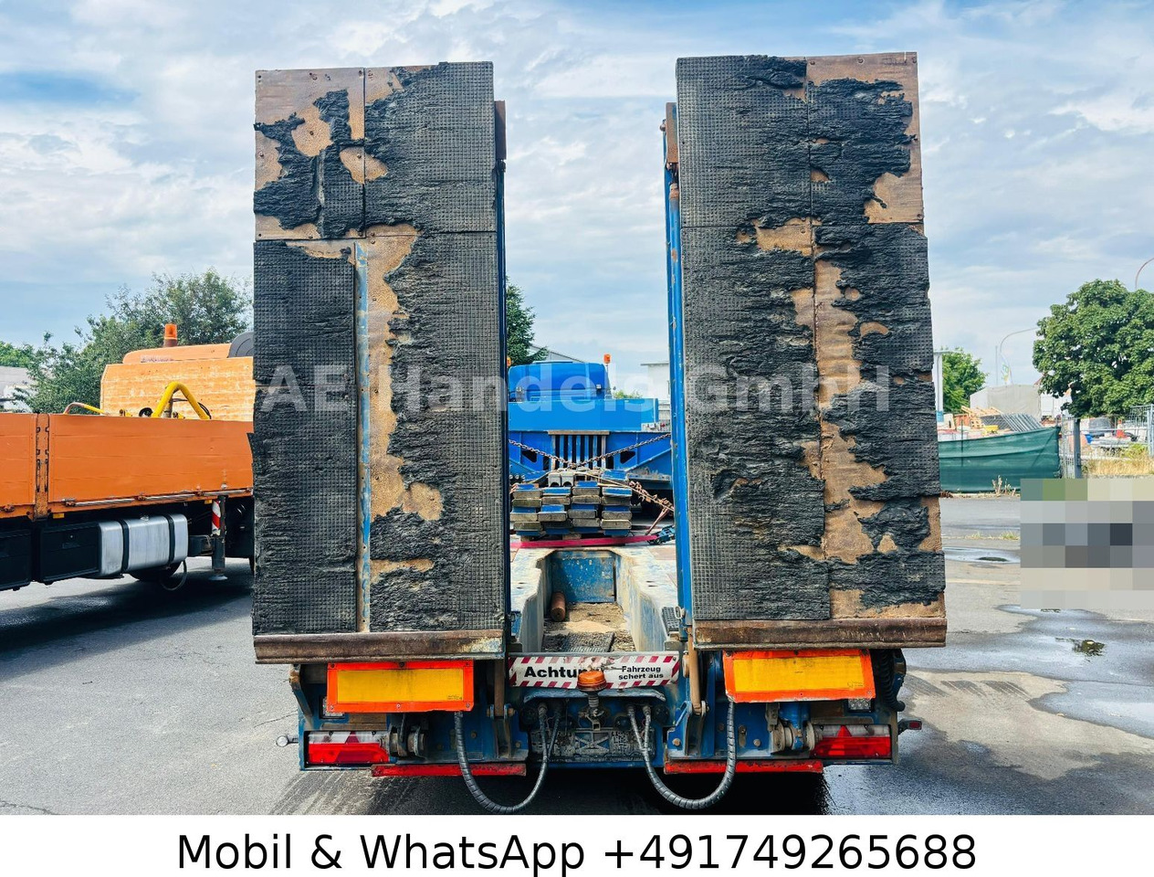Meusburger MTS-5 *Dolly/Hydr.Rampen/Bagger-Stiel-Mulde - Lavloader semitrailer: bilde 5 Meusburger MTS-5 *Dolly/Hydr.Rampen/Bagger-Stiel-Mulde - Lavloader semitrailer: bilde 5