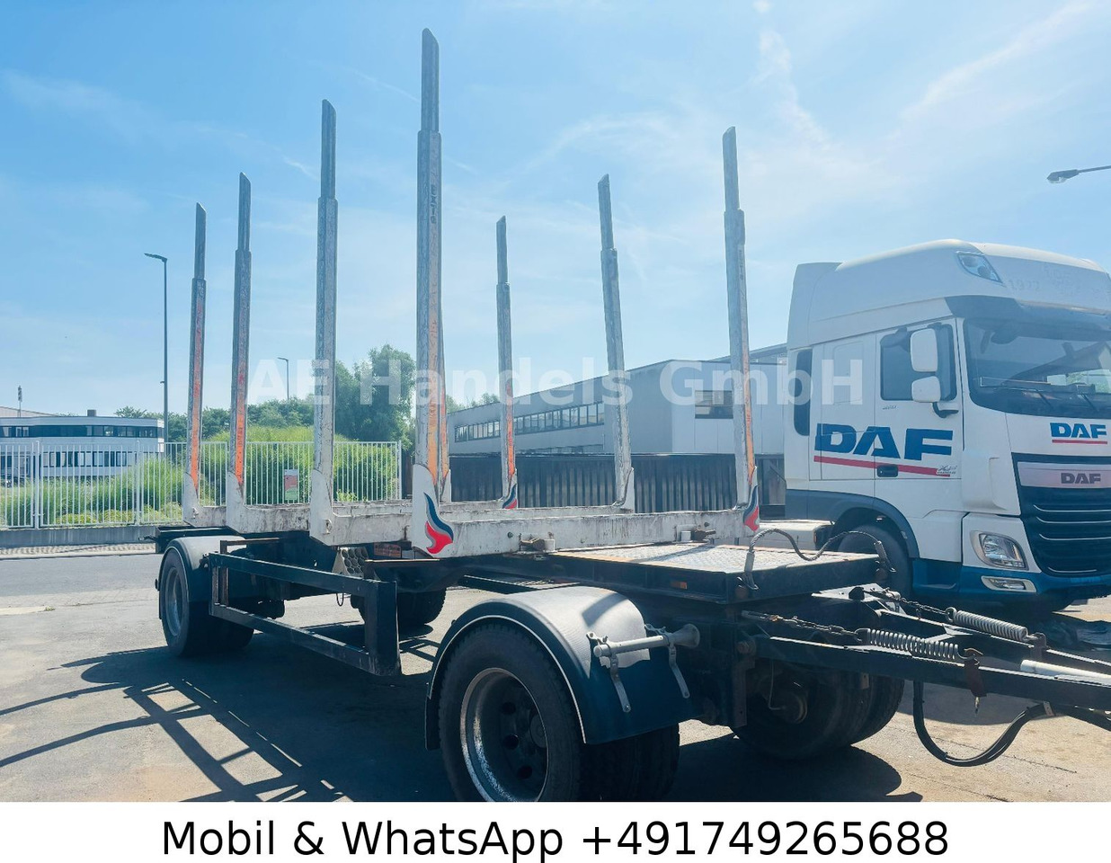 Pavic HTA Holz Drehschemel *4xEXTE / TÜV-10.2025 - Tømmerhenger: bilde 1 Pavic HTA Holz Drehschemel *4xEXTE / TÜV-10.2025 - Tømmerhenger: bilde 1