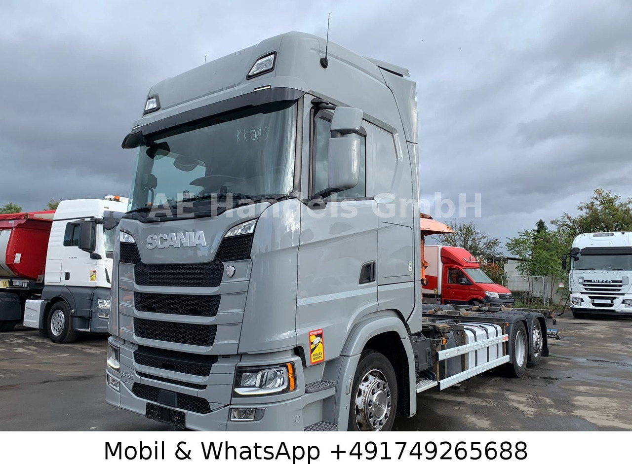 Scania S450 HighLine BDF *Retarder/Lenk+Lift/Multi/LBW - Container-transport/ Vekselflak lastebil: bilde 1 Scania S450 HighLine BDF *Retarder/Lenk+Lift/Multi/LBW - Container-transport/ Vekselflak lastebil: bilde 1