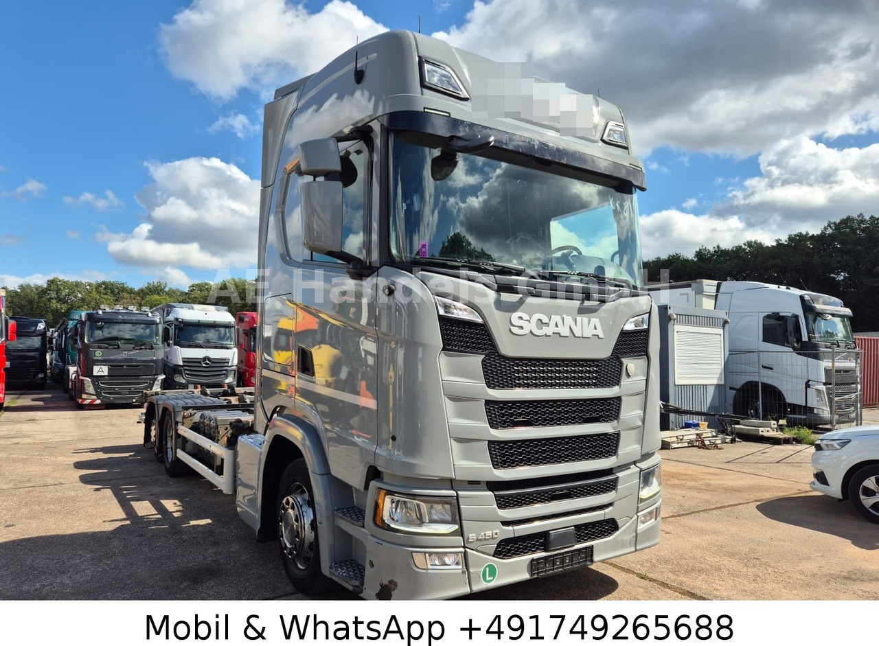 Scania S450 HighLine BDF *Retarder/Lenk+Lift/Multi/LBW - Container-transport/ Vekselflak lastebil: bilde 1 Scania S450 HighLine BDF *Retarder/Lenk+Lift/Multi/LBW - Container-transport/ Vekselflak lastebil: bilde 1