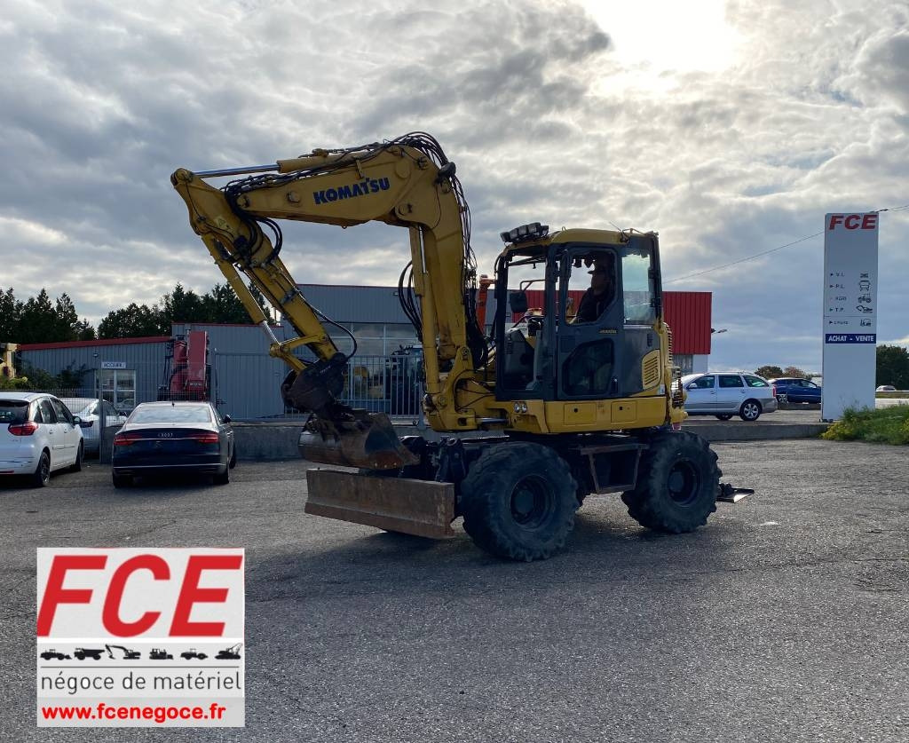 Komatsu PW 98MR-10 1er Main endommagée - Hjulgraver: bilde 1 Komatsu PW 98MR-10 1er Main endommagée - Hjulgraver: bilde 1