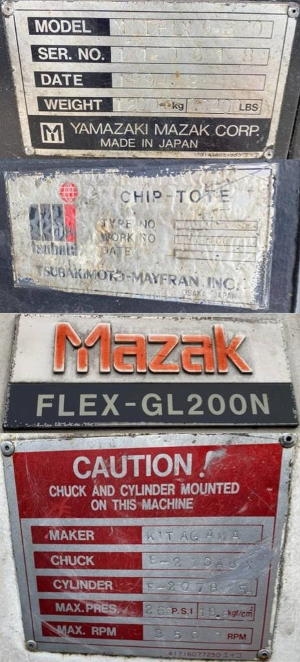 Mazak / Yamazaki FLEX-GL 200N-MLTPLX 630 1er Main - Metalldreiebenk: bilde 5 Mazak / Yamazaki FLEX-GL 200N-MLTPLX 630 1er Main - Metalldreiebenk: bilde 5