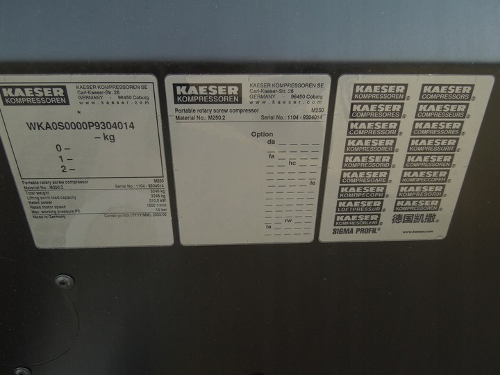 KAESER M250 - Luftkompressor: bilde 5 KAESER M250 - Luftkompressor: bilde 5