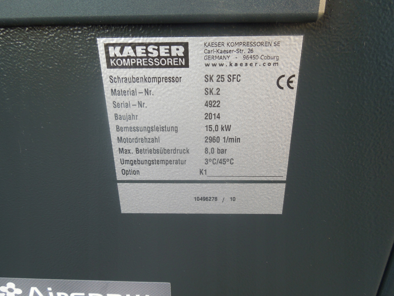 KAESER SK25 SFC - Luftkompressor: bilde 4 KAESER SK25 SFC - Luftkompressor: bilde 4