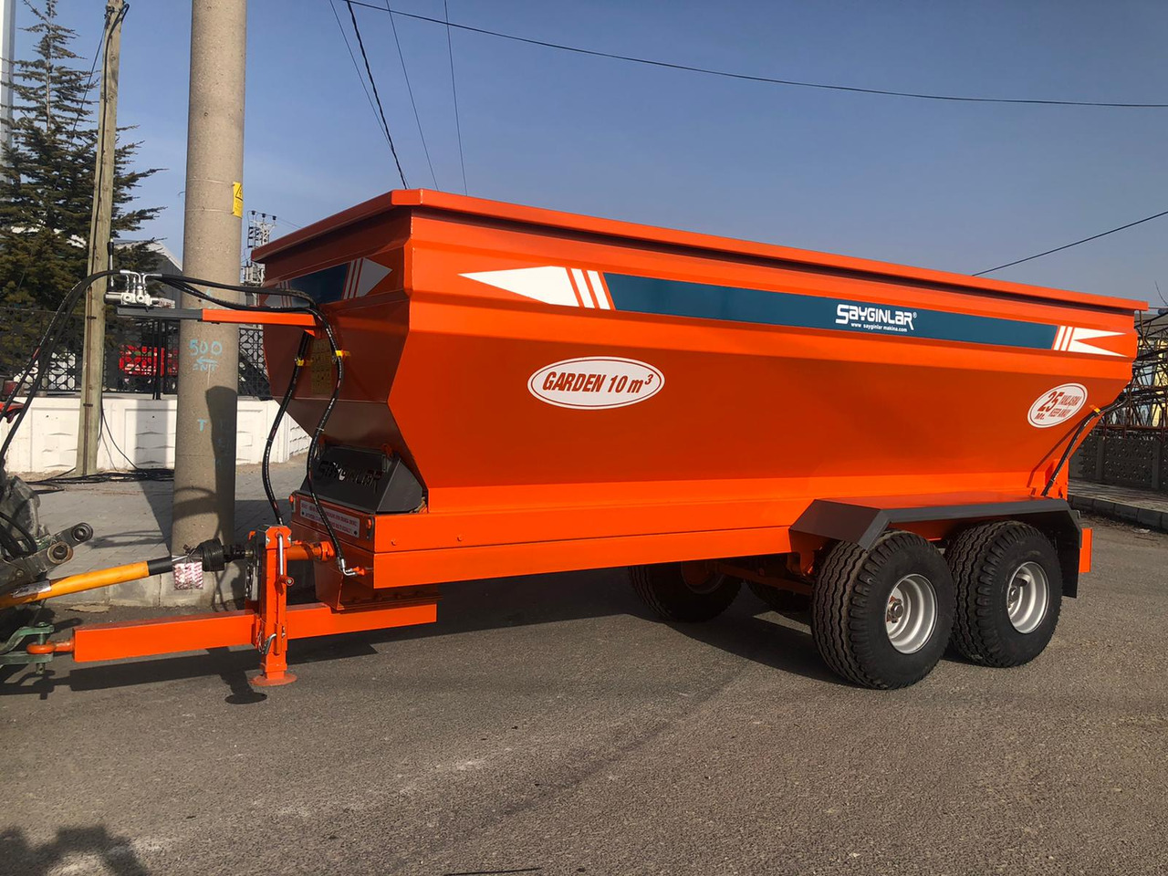 SAYGINLAR GARDEN 10 TON - Husdyrgjødselspreder: bilde 3 SAYGINLAR GARDEN 10 TON - Husdyrgjødselspreder: bilde 3