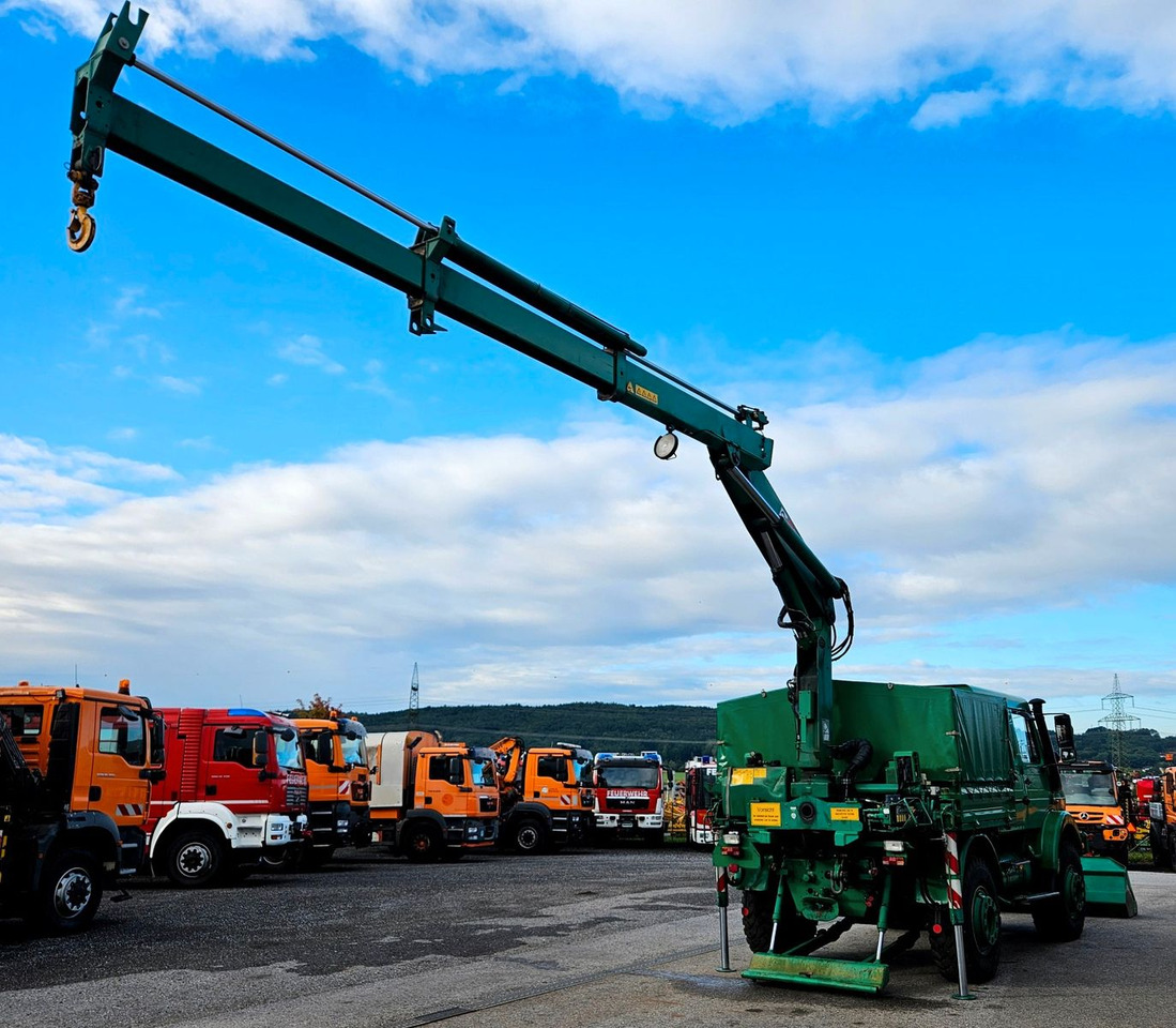 Unimog U2150 Doka HIAB 105 Kran Winde Frontlader - Lastebil, Kranbil: bilde 4 Unimog U2150 Doka HIAB 105 Kran Winde Frontlader - Lastebil, Kranbil: bilde 4