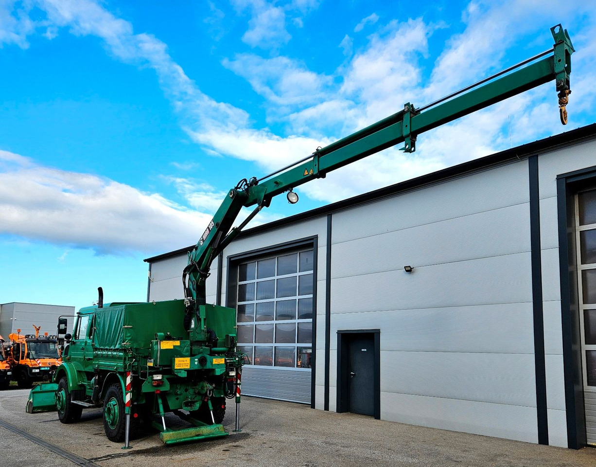 Unimog U2150 Doka HIAB 105 Kran Winde Frontlader - Lastebil, Kranbil: bilde 3 Unimog U2150 Doka HIAB 105 Kran Winde Frontlader - Lastebil, Kranbil: bilde 3