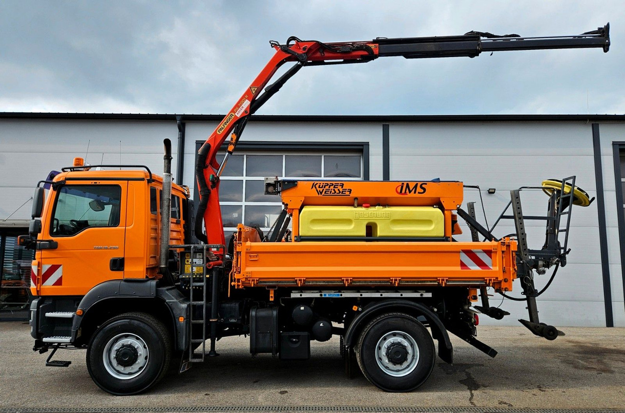 MAN TGM 18.290 4x4 Palfinger PK7001 Kran Funk Euro5 - Tippbil, Kranbil: bilde 2 MAN TGM 18.290 4x4 Palfinger PK7001 Kran Funk Euro5 - Tippbil, Kranbil: bilde 2