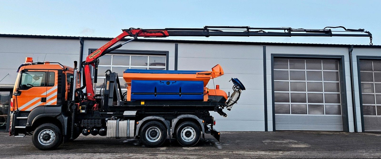 MAN TGS 28.400 6x4-4 BL Palfinger PK12002 Kran Euro5 - Tippbil, Kranbil: bilde 3 MAN TGS 28.400 6x4-4 BL Palfinger PK12002 Kran Euro5 - Tippbil, Kranbil: bilde 3