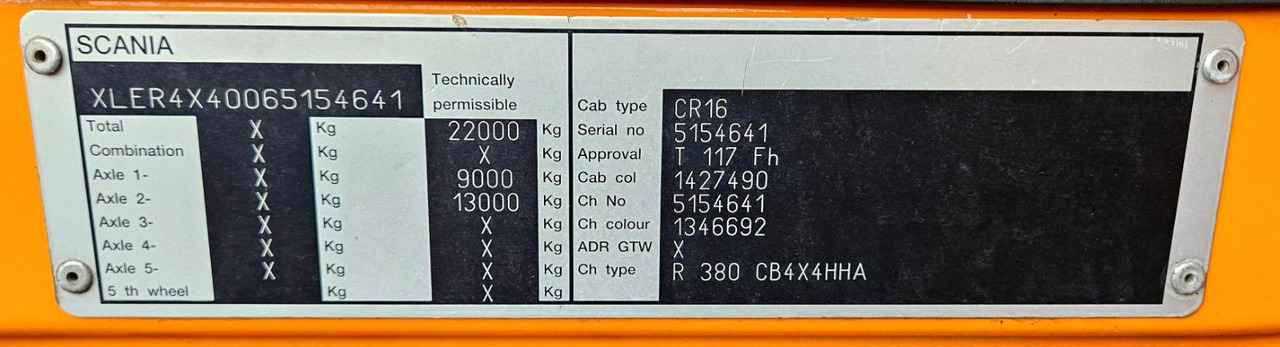 Tippbil Scania R380 4x4 Winterdienst Euro4: bilde 27 Tippbil Scania R380 4x4 Winterdienst Euro4: bilde 27