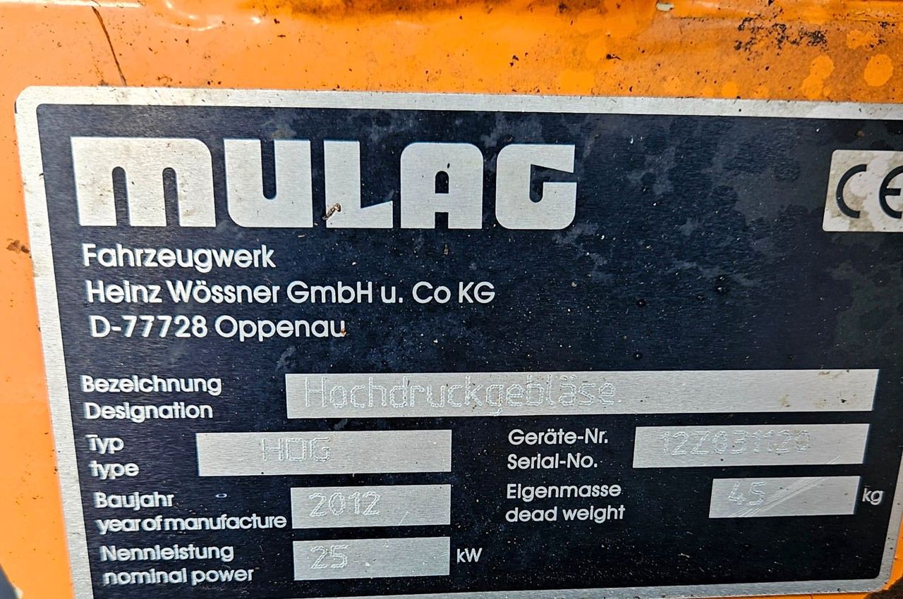 Kommunale traktor Steyr CVT 6130 Mulag MKM700 Mähkombination Kommunal: bilde 16