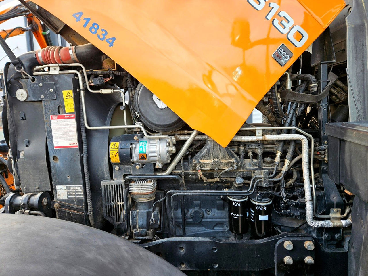 Kommunale traktor Steyr CVT 6130 Mulag MKM700 Mähkombination Kommunal: bilde 20