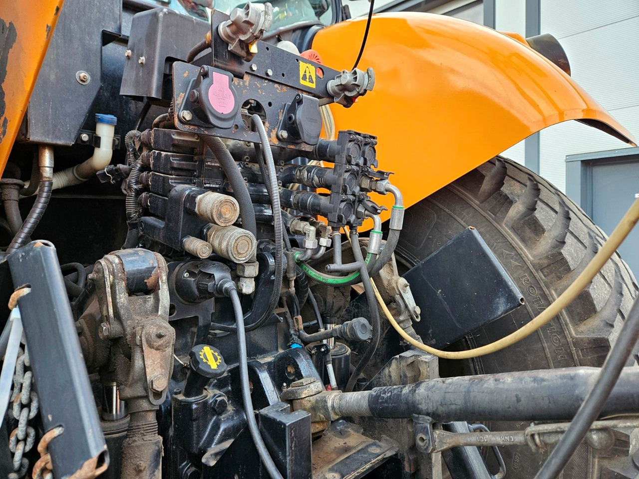 Kommunale traktor Steyr CVT 6130 Mulag MKM700 Mähkombination Kommunal: bilde 14