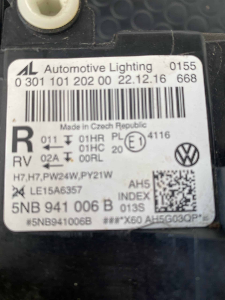 Fari Alogeni VW Tiguan - Frontlys: bilde 5 Fari Alogeni VW Tiguan - Frontlys: bilde 5