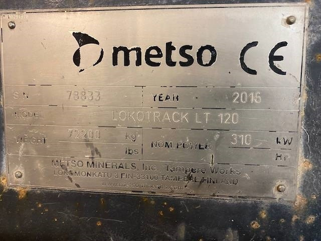 Metso Lokotrack LT120E Diesel and electric - Mobilt knuseverk: bilde 3 Metso Lokotrack LT120E Diesel and electric - Mobilt knuseverk: bilde 3