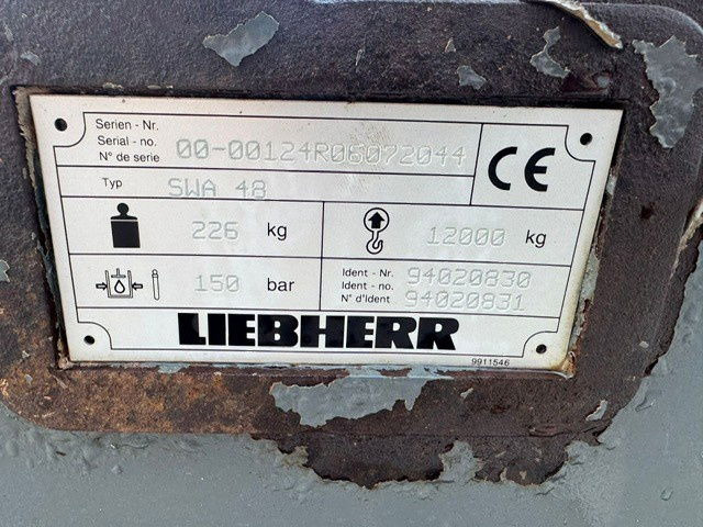 Liebherr Likufix SWA48 - Hurtigkobling: bilde 4 Liebherr Likufix SWA48 - Hurtigkobling: bilde 4