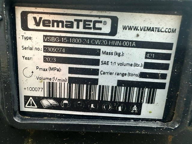 VemaTec CW30 Slotenbak 1800mm - Gravemaskinskuffe for Bygg og anlegg: bilde 4 VemaTec CW30 Slotenbak 1800mm - Gravemaskinskuffe for Bygg og anlegg: bilde 4