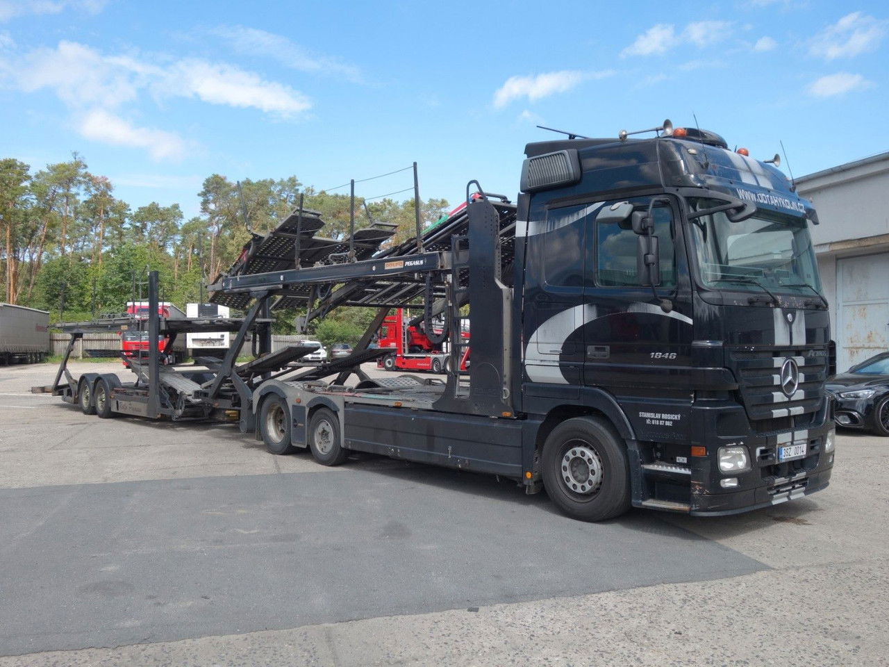 Mercedes-Benz Actros 2446 mit Rolfo für 10 PKW, Retarder - Transporter lastebil: bilde 2 Mercedes-Benz Actros 2446 mit Rolfo für 10 PKW, Retarder - Transporter lastebil: bilde 2