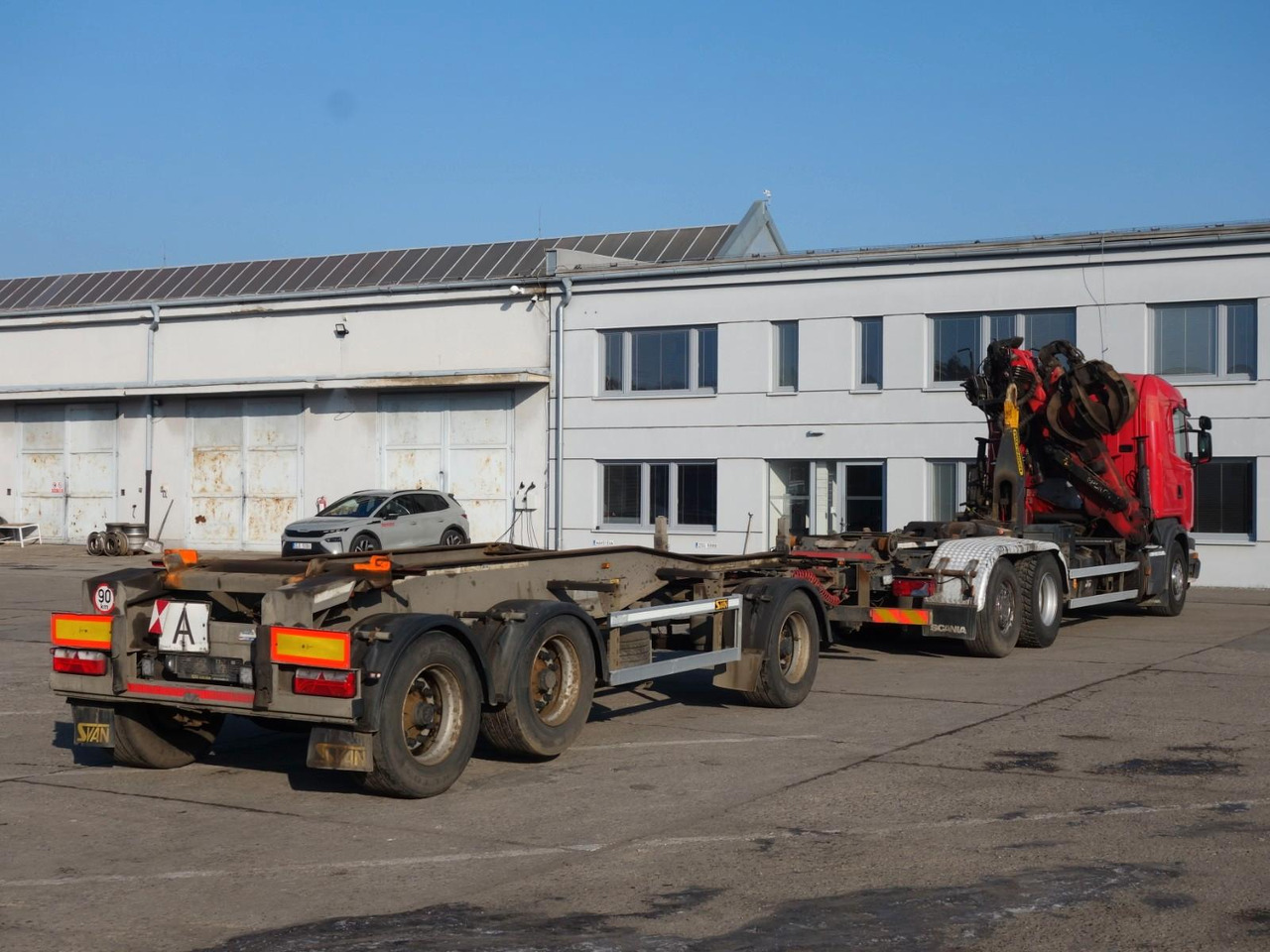 Scania G480, 6x2, Abroll, Kran, Palfinger + Auflieger - Krokbil, Kranbil: bilde 4 Scania G480, 6x2, Abroll, Kran, Palfinger + Auflieger - Krokbil, Kranbil: bilde 4