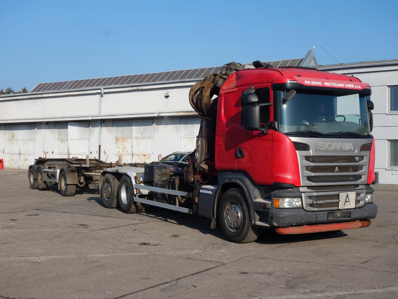 Scania G480, 6x2, Abroll, Kran, Palfinger + Auflieger - Krokbil, Kranbil: bilde 2 Scania G480, 6x2, Abroll, Kran, Palfinger + Auflieger - Krokbil, Kranbil: bilde 2