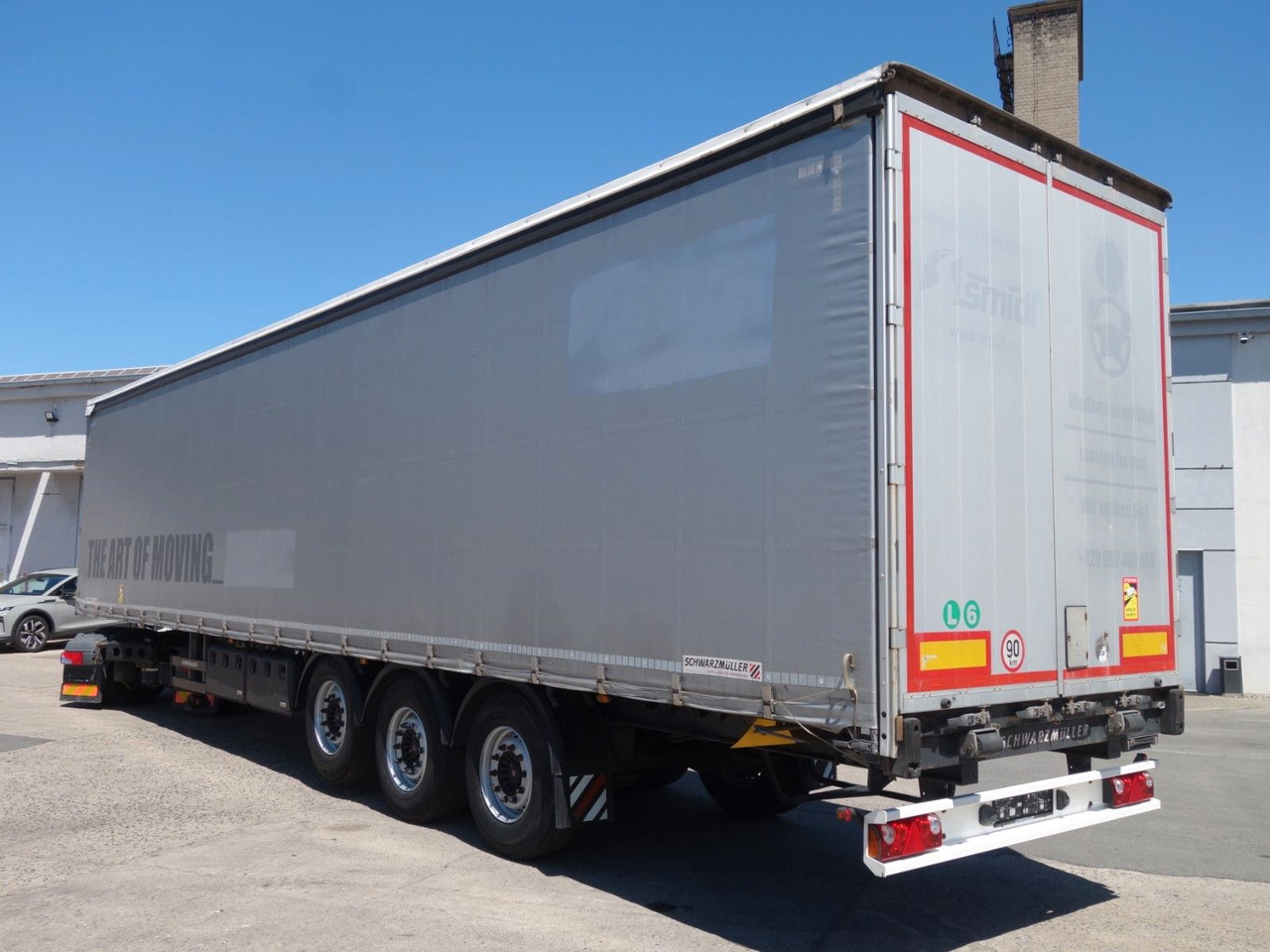 Schwarzmüller SPA 3/E Standard, Liftachse, SAF Achsen - Gardintrailer: bilde 2 Schwarzmüller SPA 3/E Standard, Liftachse, SAF Achsen - Gardintrailer: bilde 2
