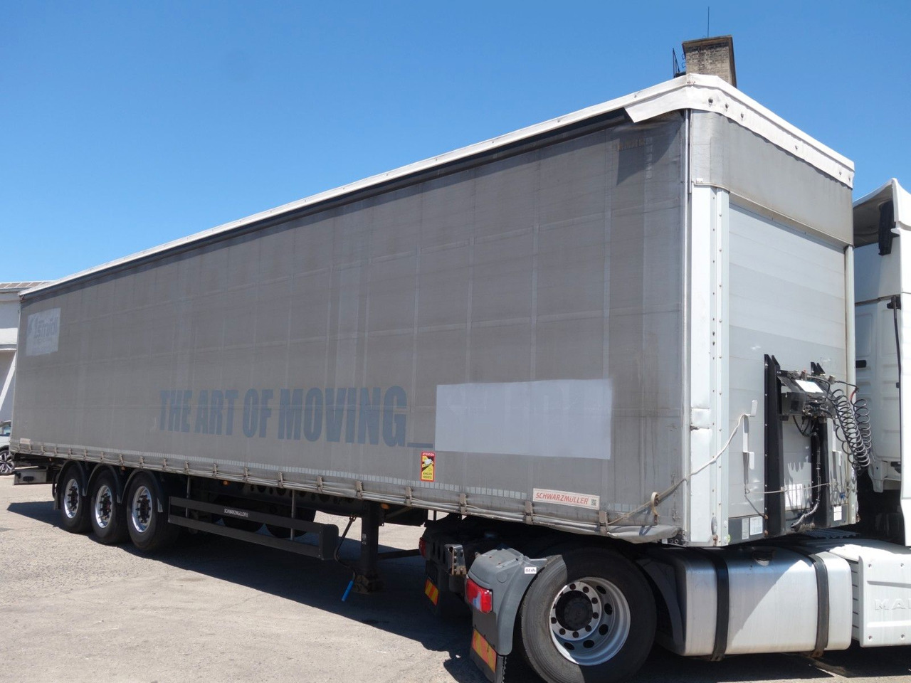 Schwarzmüller SPA 3/E Standard, Liftachse, SAF Achsen - Gardintrailer: bilde 4 Schwarzmüller SPA 3/E Standard, Liftachse, SAF Achsen - Gardintrailer: bilde 4