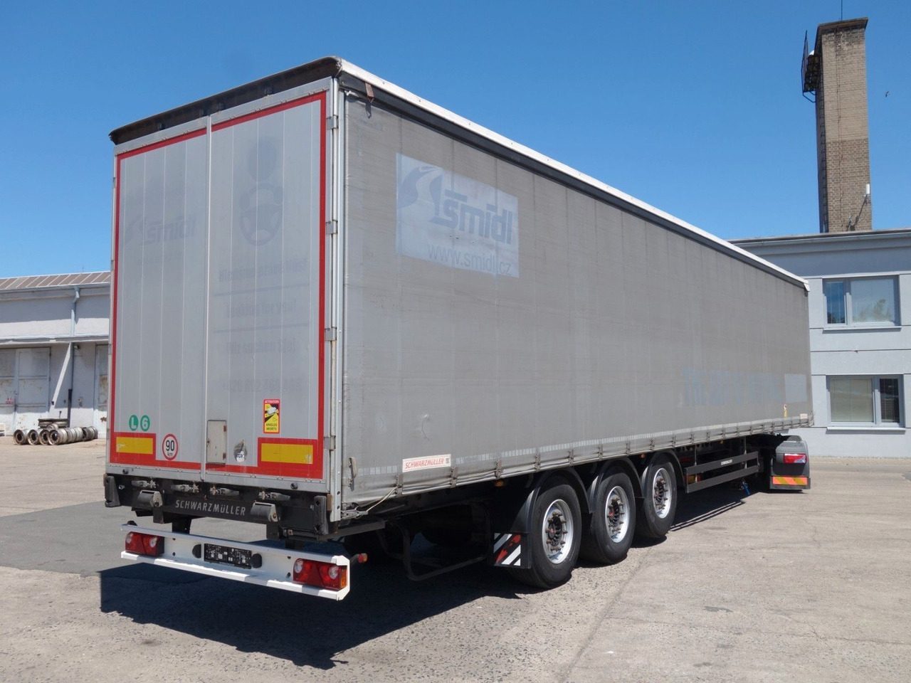 Schwarzmüller SPA 3/E Standard, Liftachse, SAF Achsen - Gardintrailer: bilde 5 Schwarzmüller SPA 3/E Standard, Liftachse, SAF Achsen - Gardintrailer: bilde 5