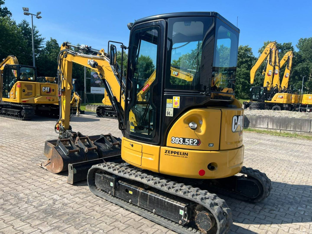CAT 303.5E2CR - Beltegraver: bilde 4 CAT 303.5E2CR - Beltegraver: bilde 4