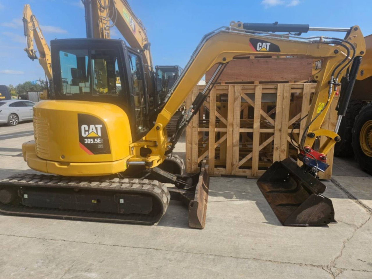 CAT 305.5E2CR - Beltegraver: bilde 1 CAT 305.5E2CR - Beltegraver: bilde 1