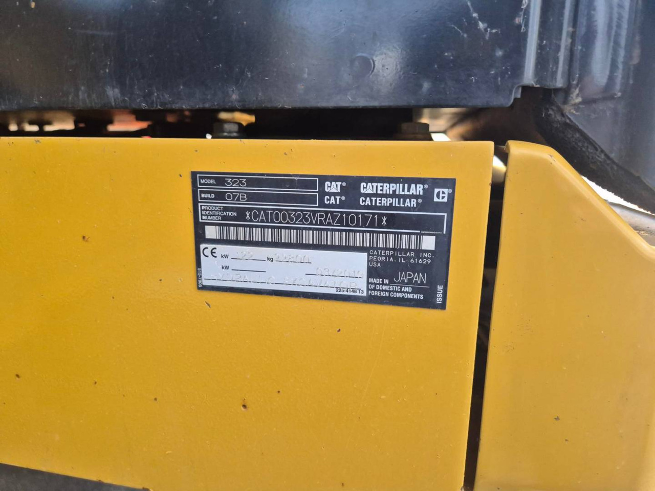 Beltegraver CAT 323: bilde 6