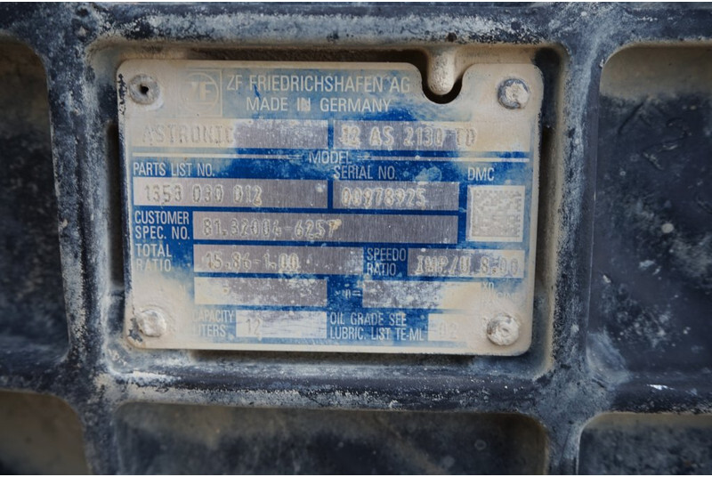 ZF 12AS2130DD TGX 81.32004-6257 - Girkasse for Lastebil: bilde 5 ZF 12AS2130DD TGX 81.32004-6257 - Girkasse for Lastebil: bilde 5