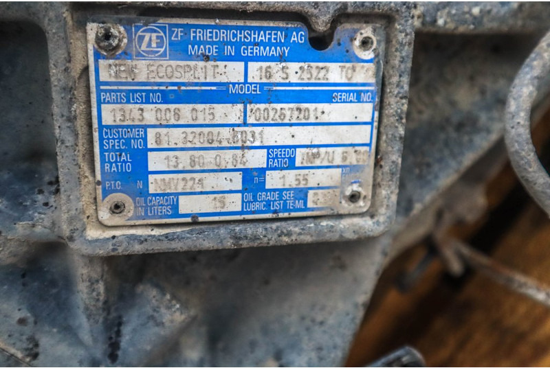 ZF 16S25220OD+NMV221 - Girkasse for Lastebil: bilde 5 ZF 16S25220OD+NMV221 - Girkasse for Lastebil: bilde 5