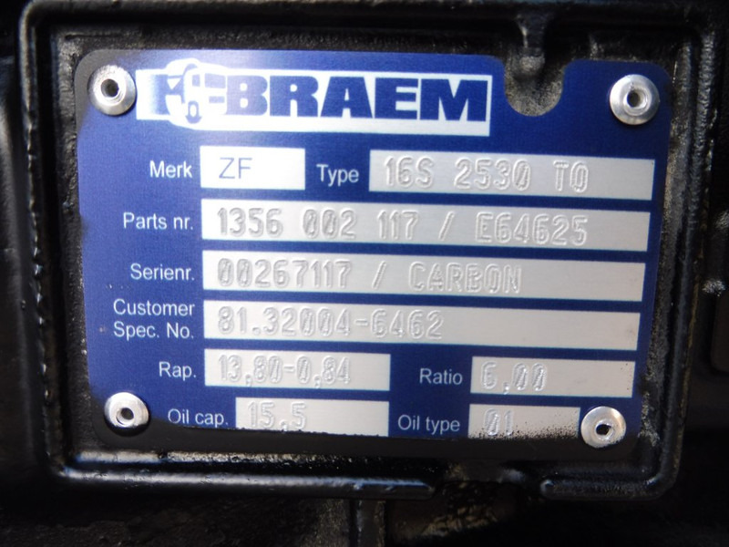 ZF 16S2530TO RM CARBON - Girkasse for Lastebil: bilde 5 ZF 16S2530TO RM CARBON - Girkasse for Lastebil: bilde 5