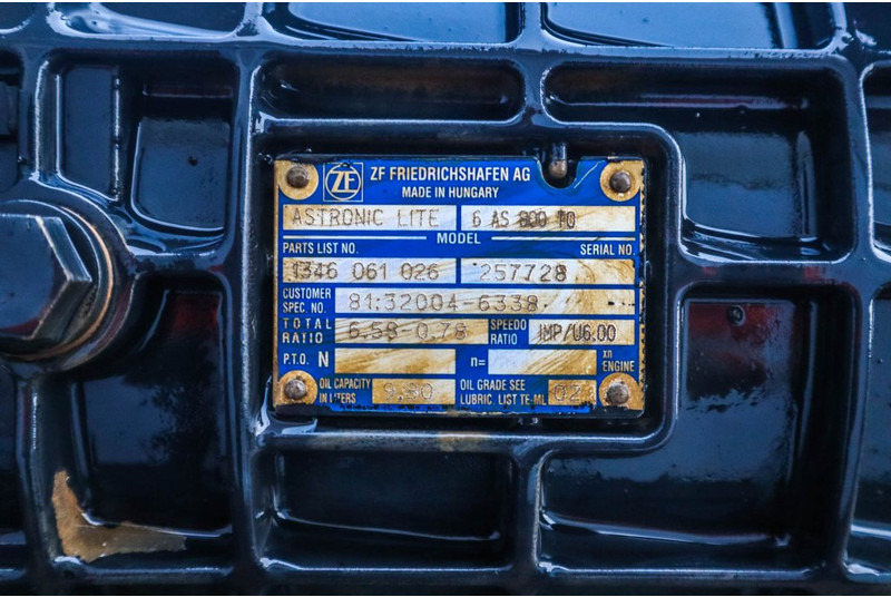 ZF 6AS800TO TGL EURO6 81.32004-6338 - Girkasse for Lastebil: bilde 5 ZF 6AS800TO TGL EURO6 81.32004-6338 - Girkasse for Lastebil: bilde 5