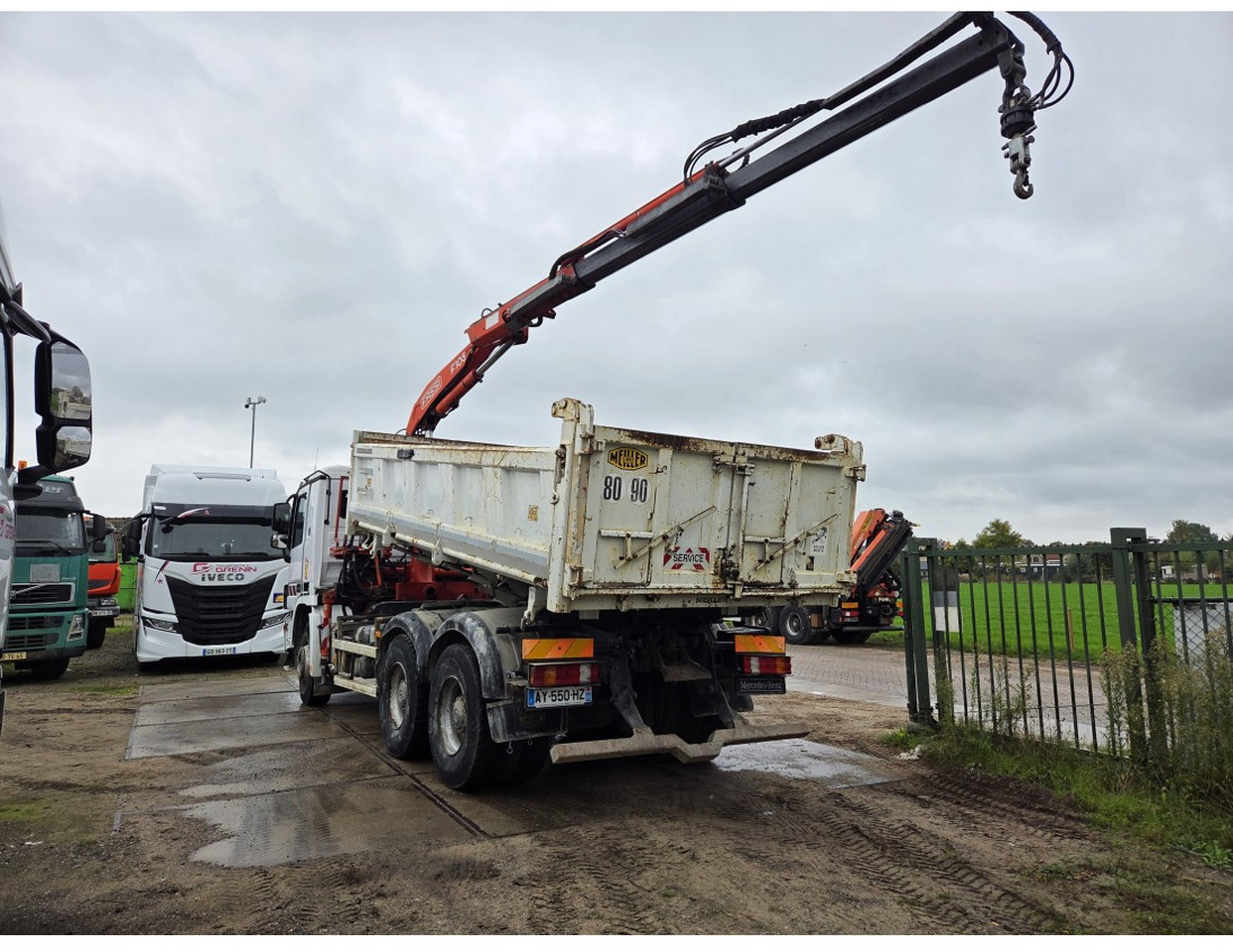 MERCEDESA CTROS 3341 6X4 TIPPER CRANE FASSI F105 - Tippbil, Kranbil: bilde 3 MERCEDESA CTROS 3341 6X4 TIPPER CRANE FASSI F105 - Tippbil, Kranbil: bilde 3