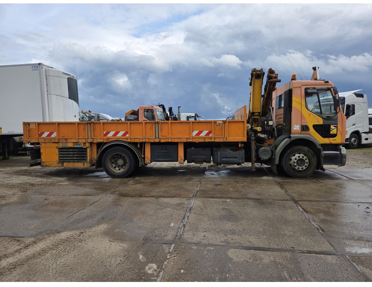 Planbil, Kranbil Renault Premium 300 MECHANICAL PUMP OPEN BOX COMPRESSOR CRANE EFFER 140/2S: bilde 8