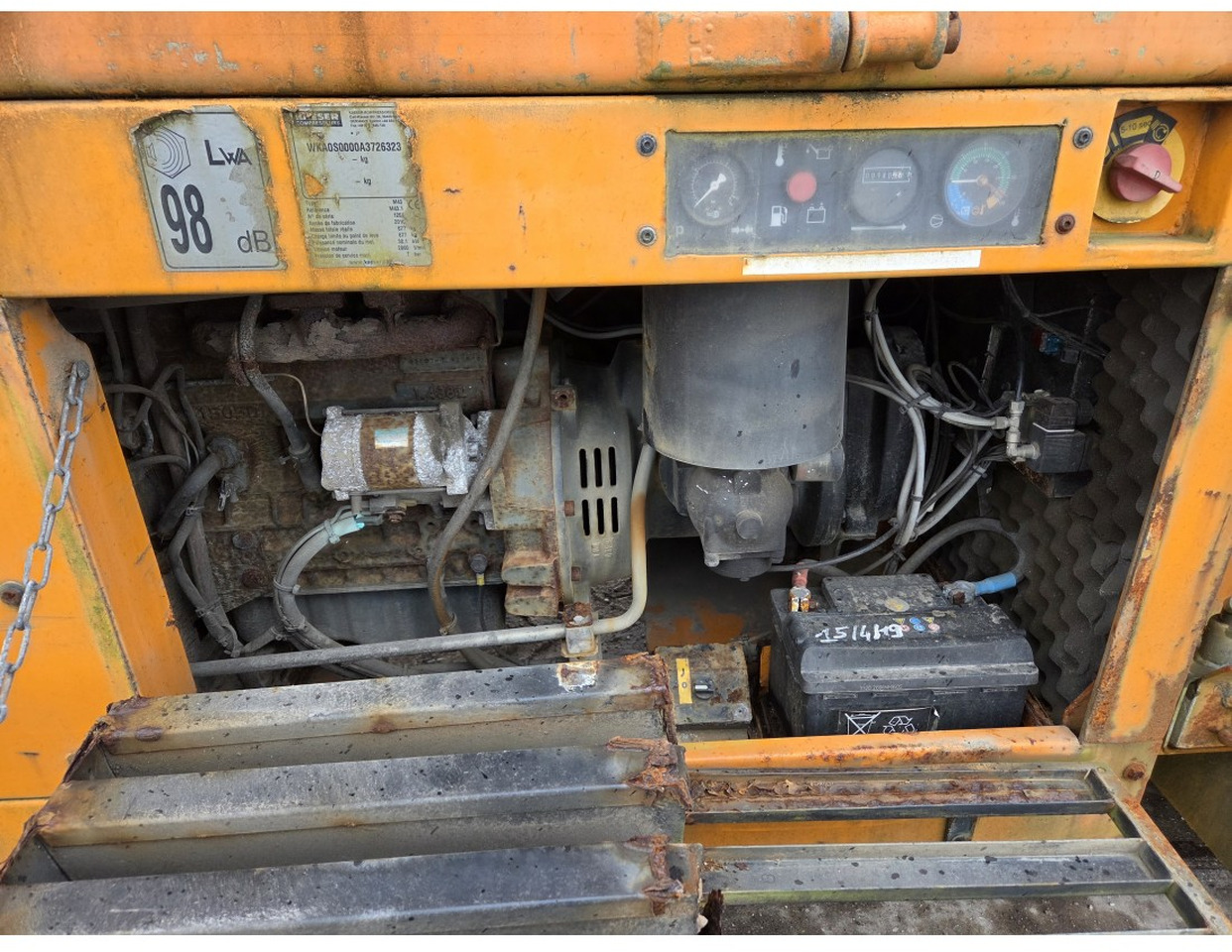 Planbil, Kranbil Renault Premium 300 MECHANICAL PUMP OPEN BOX COMPRESSOR CRANE EFFER 140/2S: bilde 9