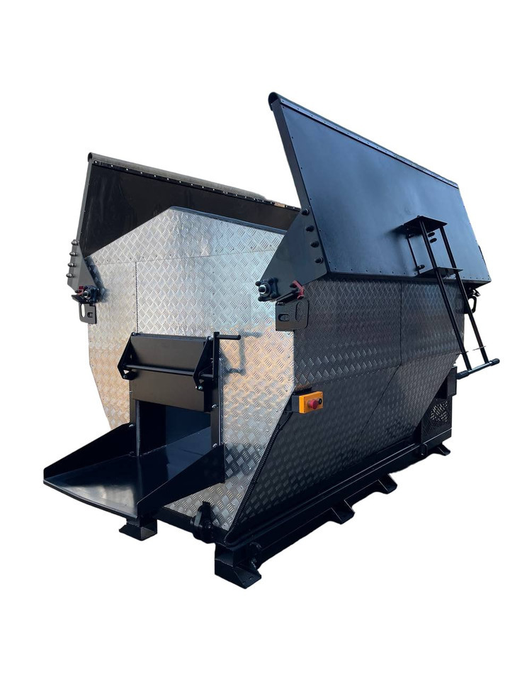 TICAB Asphalt Hot Box from the Manufacturer for 2,8 t, termiskais bunkurs asfaltam HB-2 - Asfaltteknikk: bilde 1 TICAB Asphalt Hot Box from the Manufacturer for 2,8 t, termiskais bunkurs asfaltam HB-2 - Asfaltteknikk: bilde 1