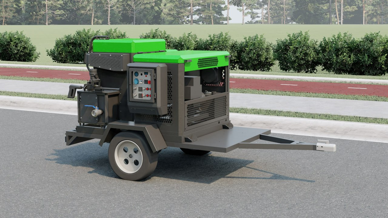 TICAB Crack sealing machine , 120 l, Asphalt crack filler, Manufacturer - Asfaltutlegger: bilde 1 TICAB Crack sealing machine , 120 l, Asphalt crack filler, Manufacturer - Asfaltutlegger: bilde 1