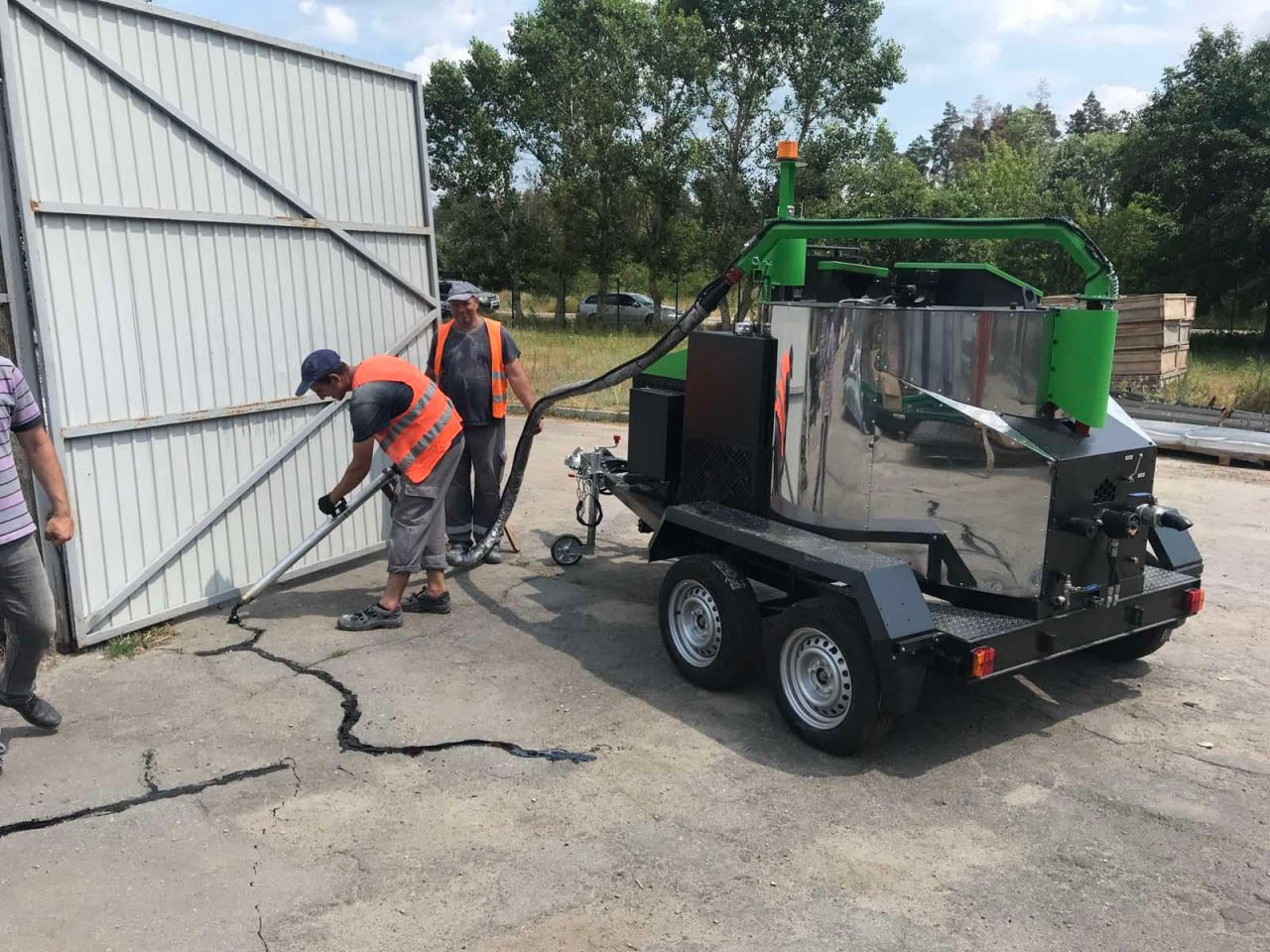 TICAB Сrack Sealing Machine,Asphalt Crack Fill Machine,500 L, Manufacturer, mašīna asfalta šuvju un plaisu aizpildīšanai BPM-500 - Asfaltteknikk: bilde 5 TICAB Сrack Sealing Machine,Asphalt Crack Fill Machine,500 L, Manufacturer, mašīna asfalta šuvju un plaisu aizpildīšanai BPM-500 - Asfaltteknikk: bilde 5