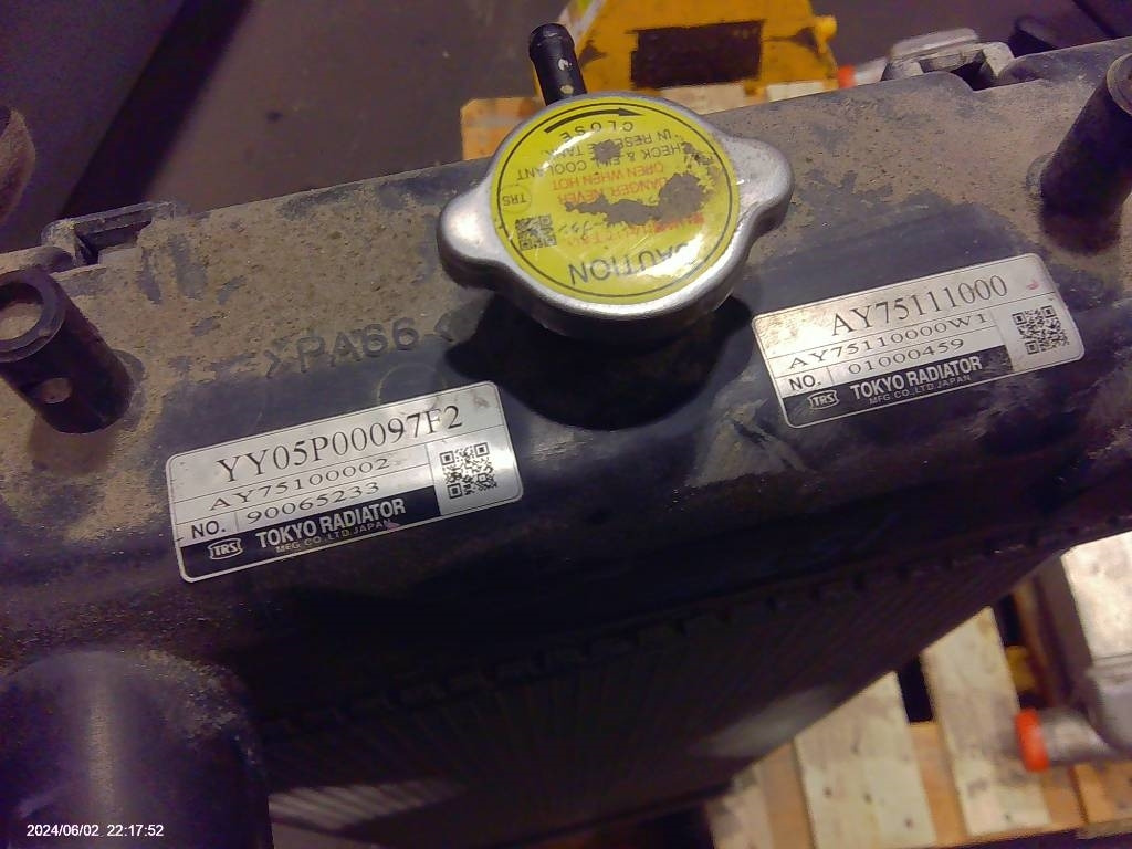 Kobelco SK140 SRLC-7 kylare YY05P00097F2  - Radiator for Bygg og anlegg: bilde 3 Kobelco SK140 SRLC-7 kylare YY05P00097F2  - Radiator for Bygg og anlegg: bilde 3