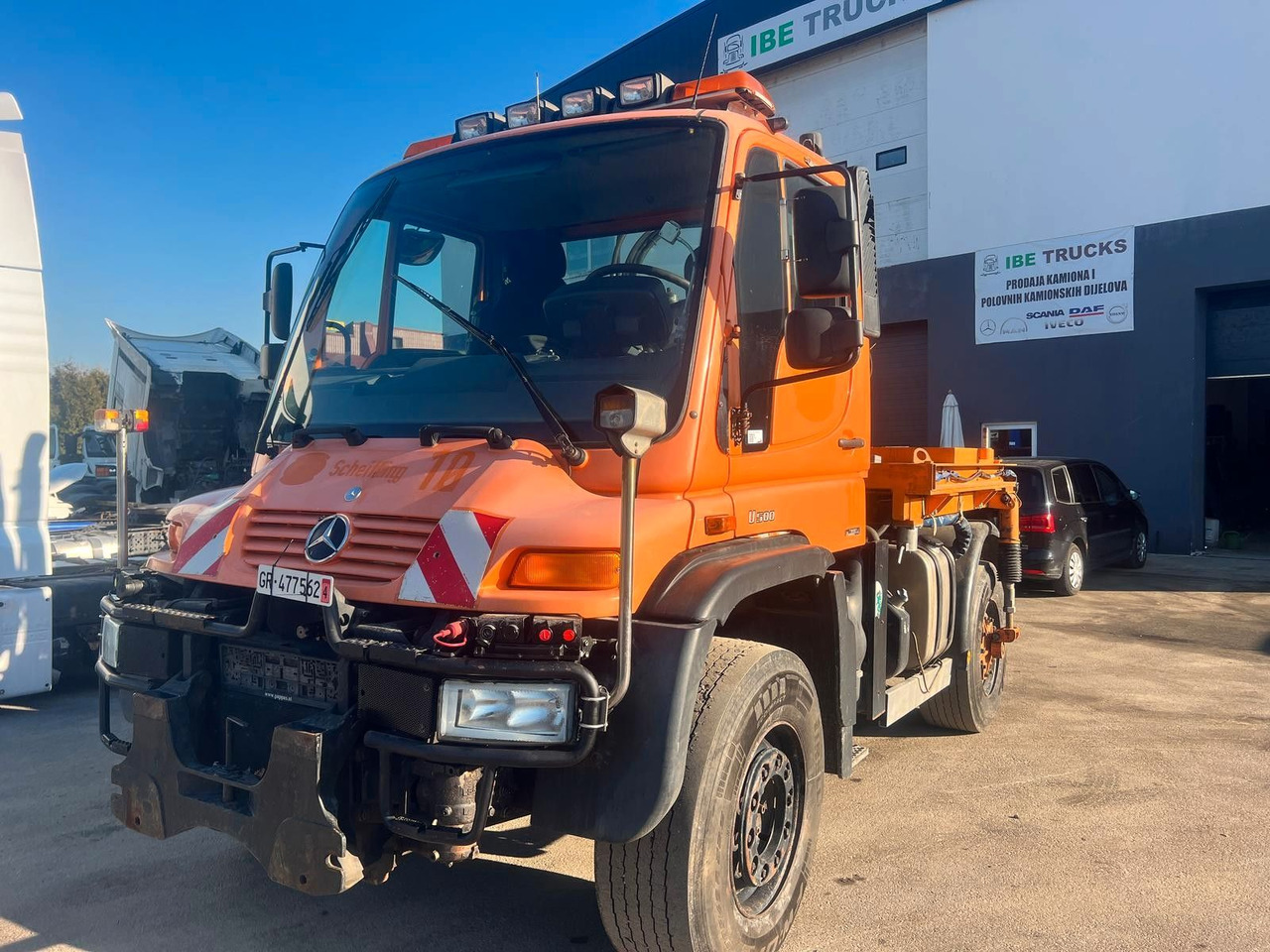 Unimog U500 4x4, Boeschungsmaehwerk Mulag - Lastebil: bilde 2 Unimog U500 4x4, Boeschungsmaehwerk Mulag - Lastebil: bilde 2