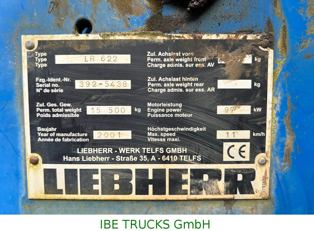 Leie Liebherr LR 622, 7060hours, swiss machine  Liebherr LR 622, 7060hours, swiss machine: bilde 6