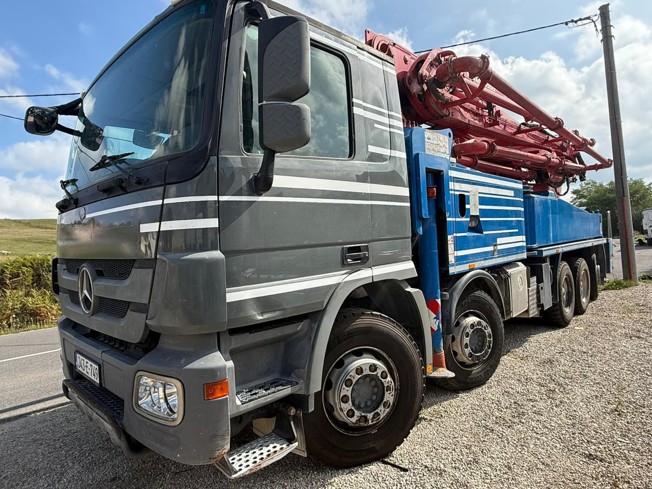 Mercedes-Benz Actros 4448 10x4, E5, MP-3, Putzmeister M46-5 - Betongpumpe: bilde 3 Mercedes-Benz Actros 4448 10x4, E5, MP-3, Putzmeister M46-5 - Betongpumpe: bilde 3