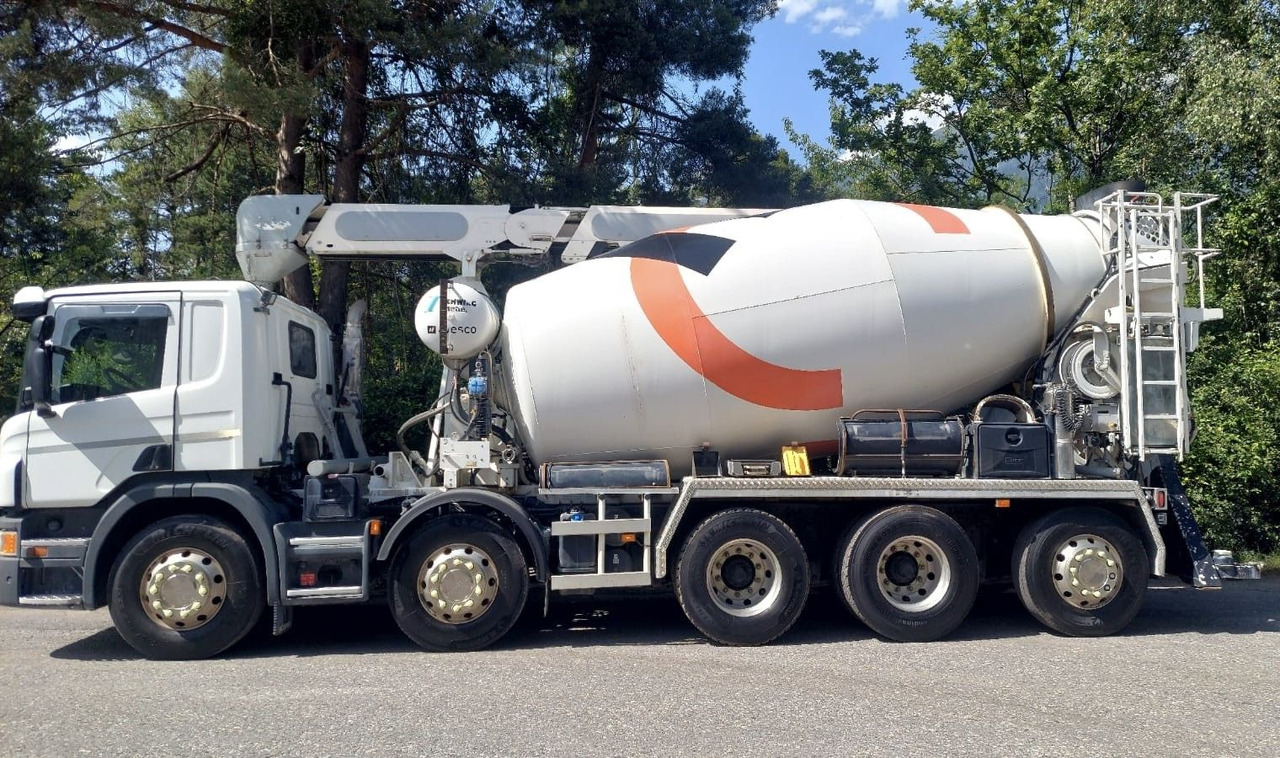 Scania P450 LB 10x4,E6,Stetter 10m³,Förderband/belt 16m - Betongbil: bilde 3 Scania P450 LB 10x4,E6,Stetter 10m³,Förderband/belt 16m - Betongbil: bilde 3