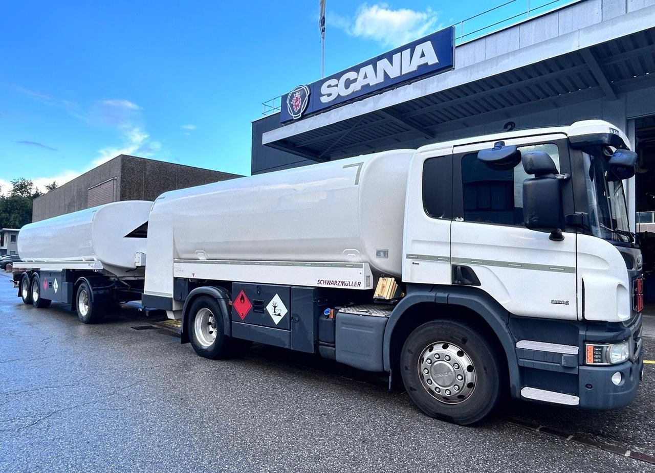 Scania P450 LB 4x2, ADR, Schwarzmueller Anhaenger Fuel - Tankbil: bilde 1 Scania P450 LB 4x2, ADR, Schwarzmueller Anhaenger Fuel - Tankbil: bilde 1