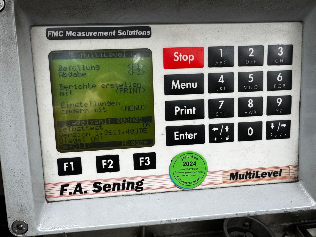 Tanksemi Schrader ADR, Treibstoff Diesel/Benzin, 4 Kammern, Sening Schrader ADR, Treibstoff Diesel/Benzin, 4 Kammern, Sening: bilde 12