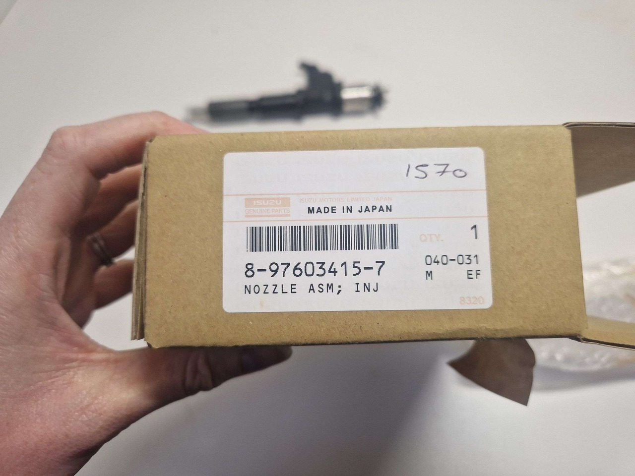 Isuzu 8976034157 Fuel Injector Denso 5516/4157 - Motor og deler for Bygg og anlegg: bilde 3 Isuzu 8976034157 Fuel Injector Denso 5516/4157 - Motor og deler for Bygg og anlegg: bilde 3