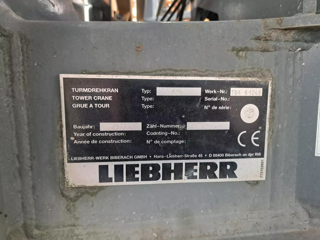 2013 Liebherr 81 K - Selvreisende kran: bilde 5 2013 Liebherr 81 K - Selvreisende kran: bilde 5