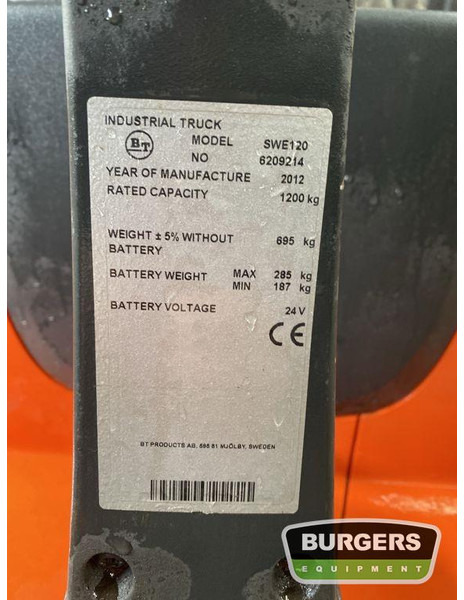 BT SWE120 - Stabler: bilde 5 BT SWE120 - Stabler: bilde 5